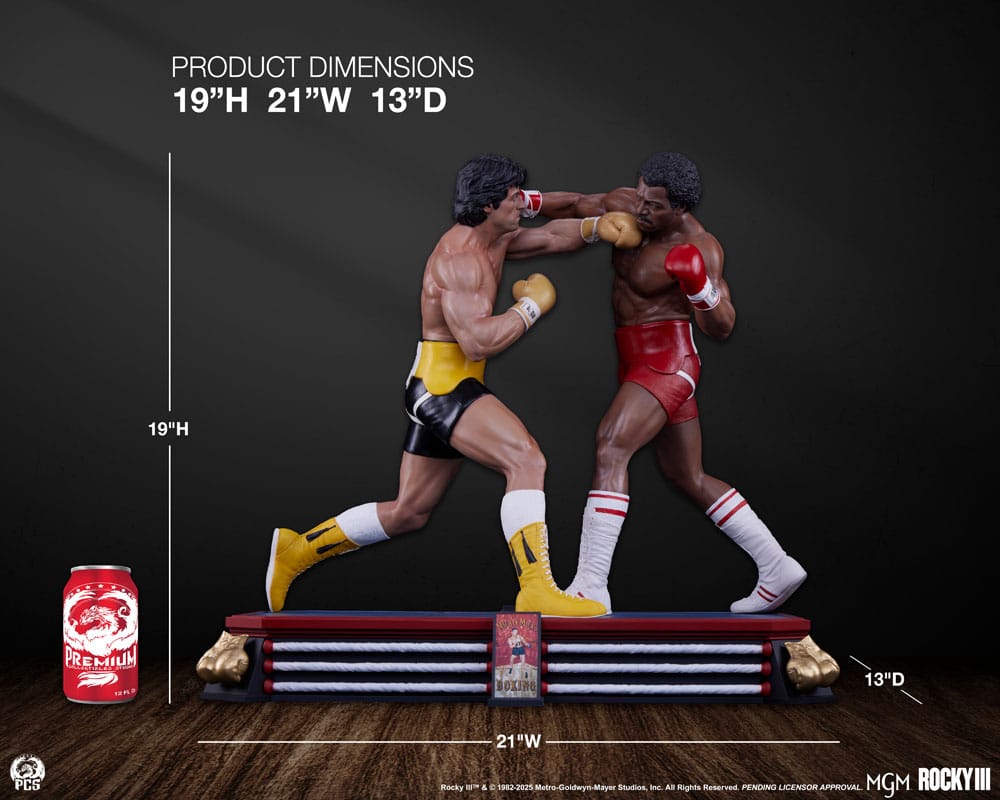 Rocky III Diorama 1/4 Statue Rocky Balboa & Apollo Creed 48cm