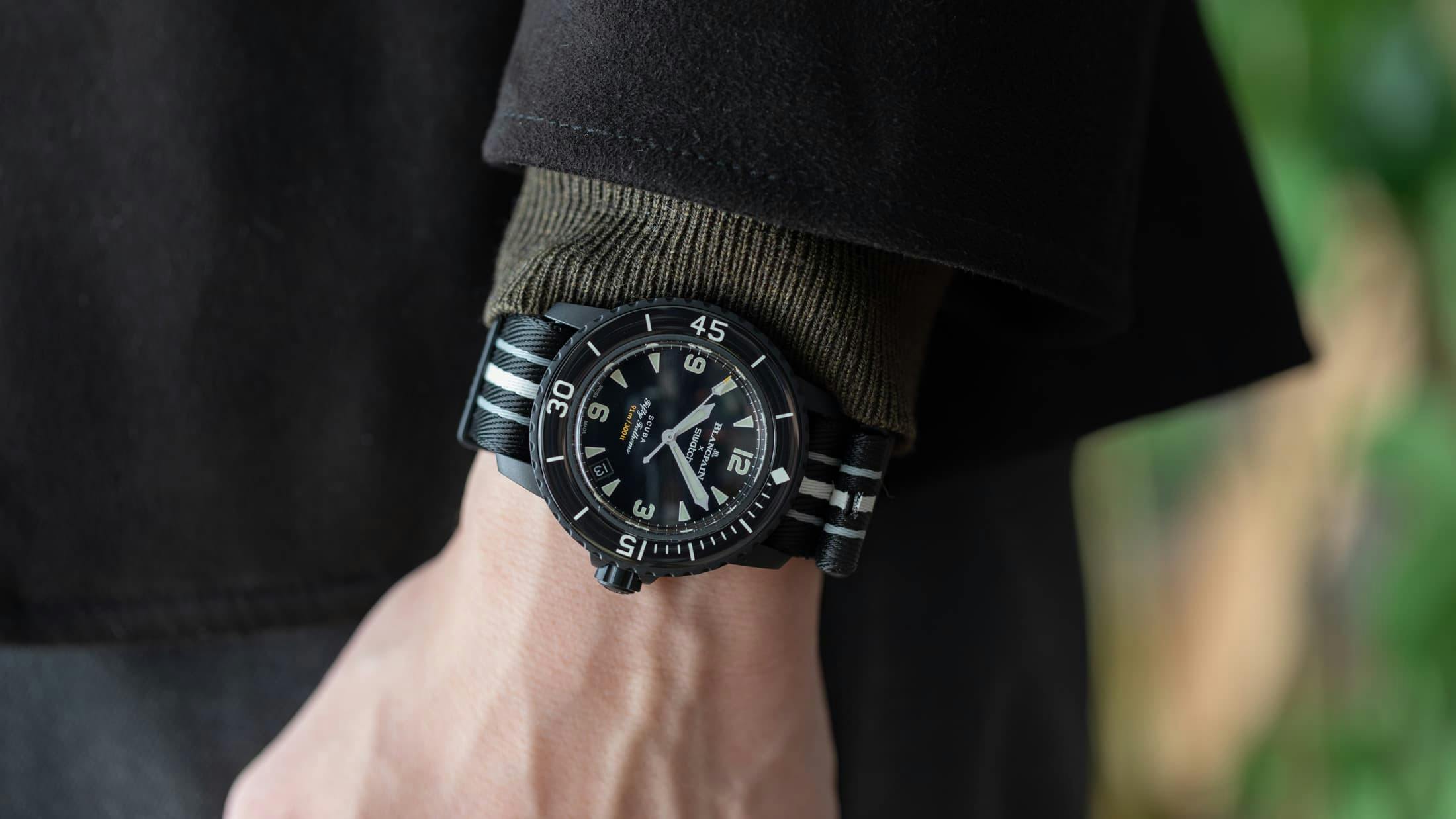 ブランパン×スウォッチ スキューバ フィフティ ファゾムス オーシャン