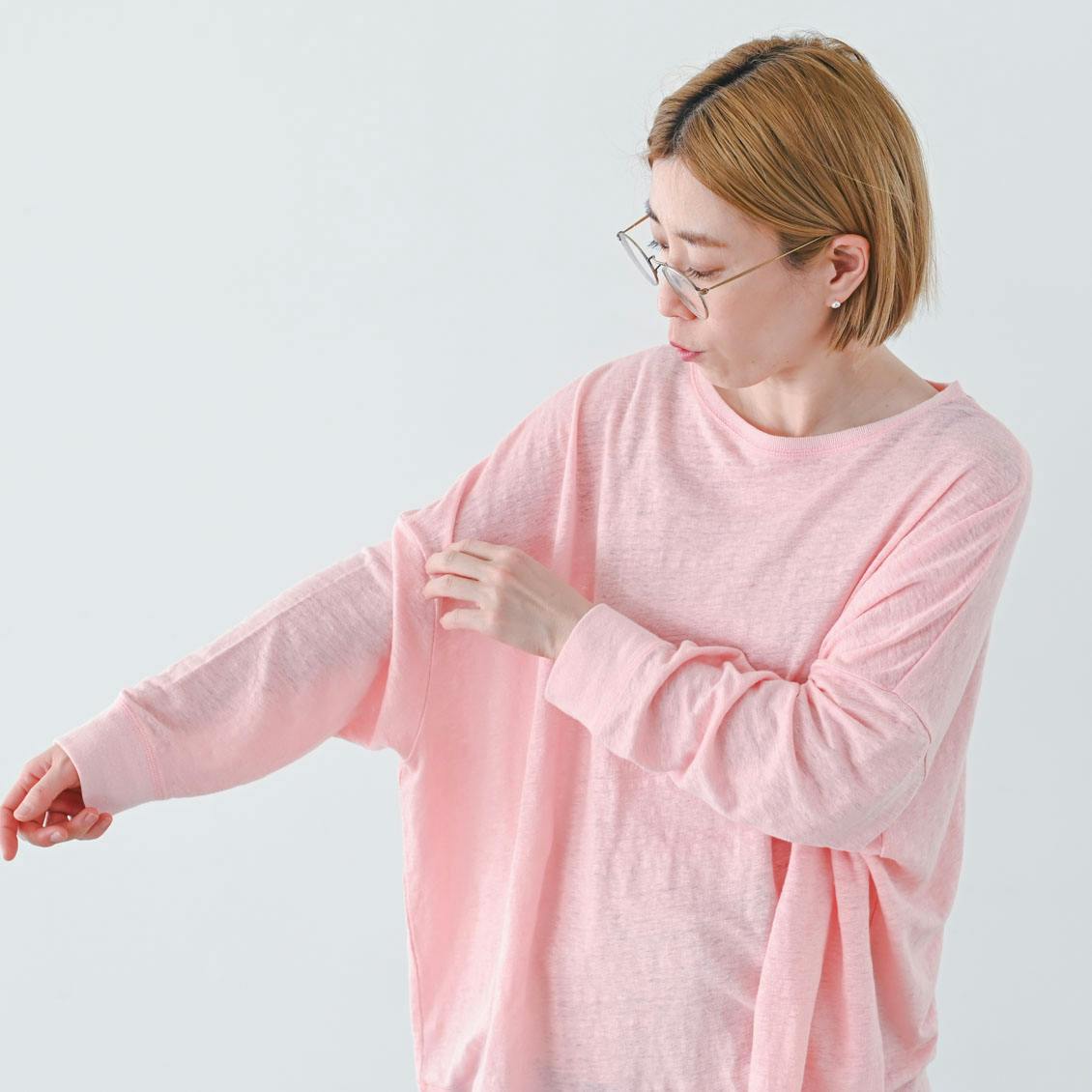 着用レビュー】髙橋美賀さんとつくったピンクのトップスとパンツを、6