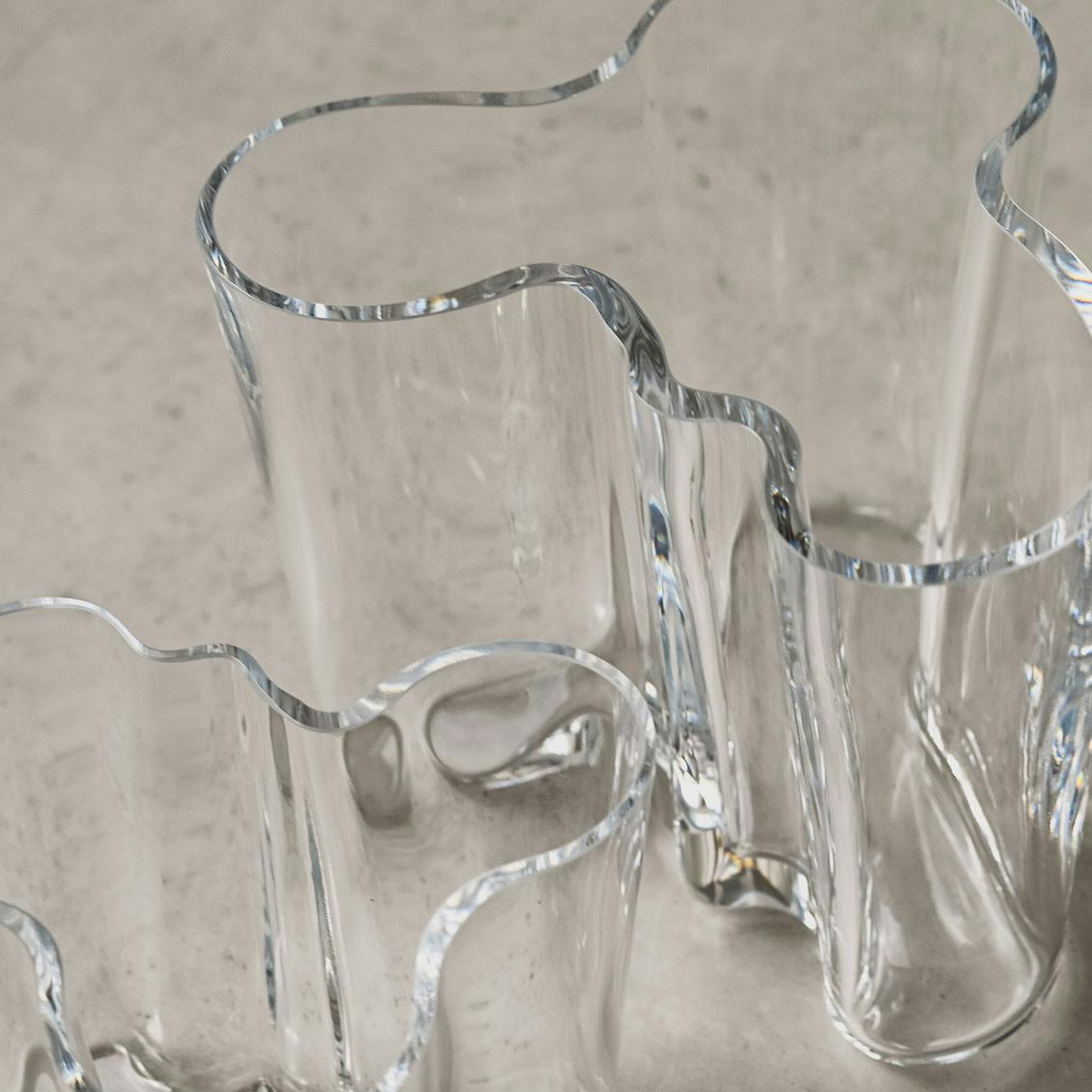 iittala/イッタラ/Alvar Aalto/アルヴァ・アアルト/ 花瓶 95mm クリア