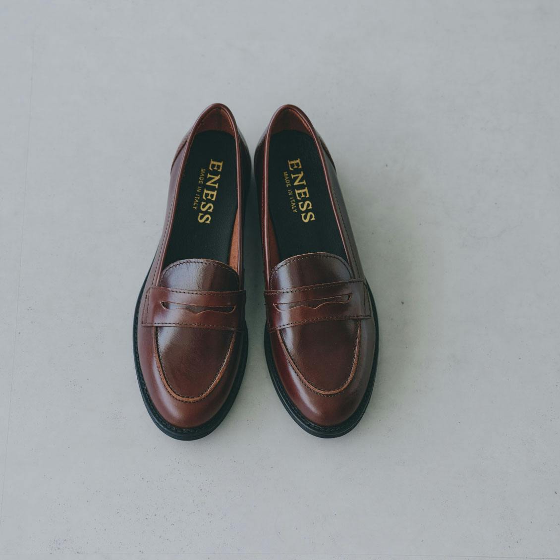 ENESS / エネス / コインローファー / ブラック・ブラウン（全6サイズ