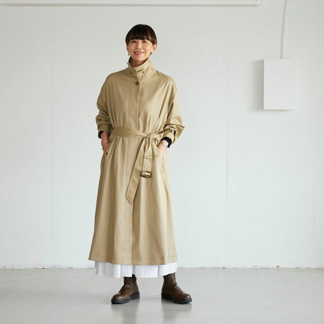 こんなの欲しいを、詰め込んで」着こなしきまるトレンチコート（S・M