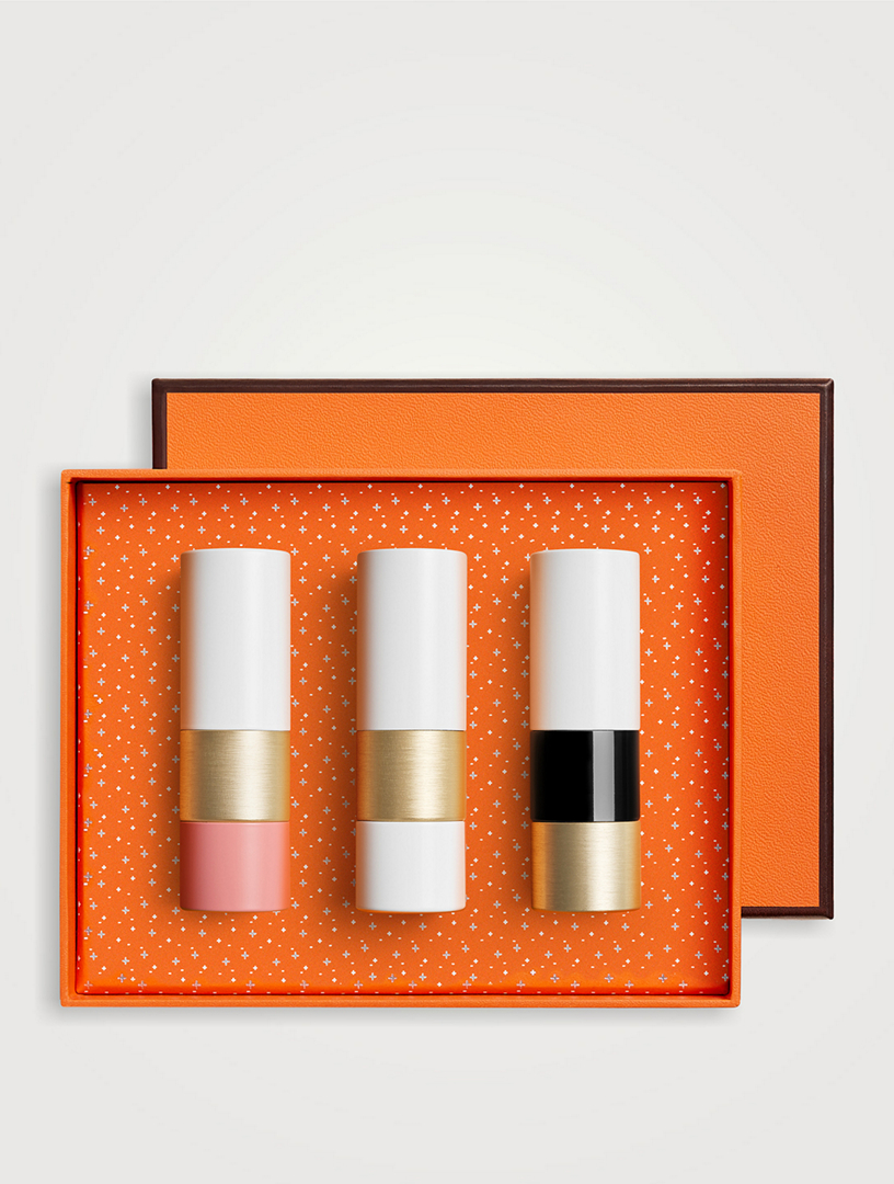 HERMES 口紅 3本セット ギフトボックス付き BESTギフト】Hermesセット