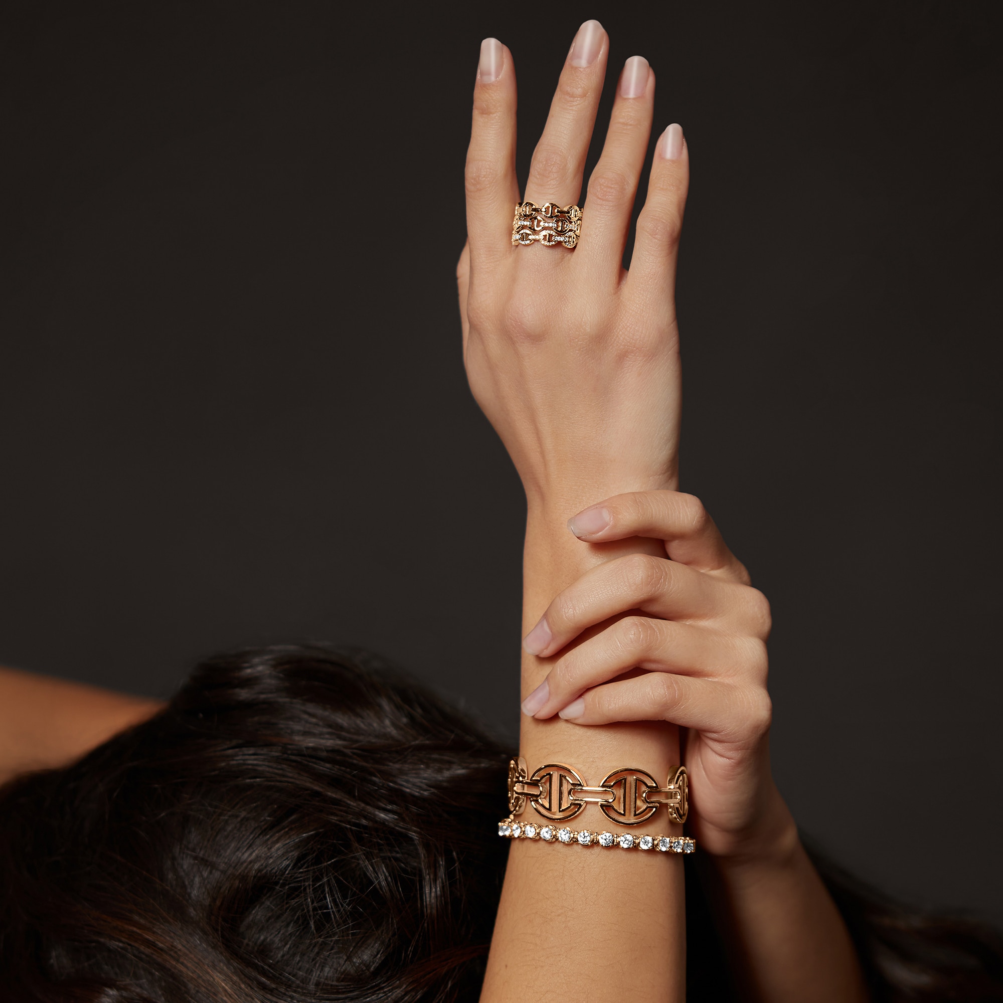 STORE ONLY】DAME TRI-LINK WITH DIAMOND BRIDGES｜WG｜Dame Tri-Link