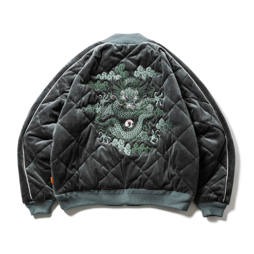 DELUXE x TIGHTBOOTH VELOUR SOUVENIR JKT | HOUSE BY WEEKEND DEALERS