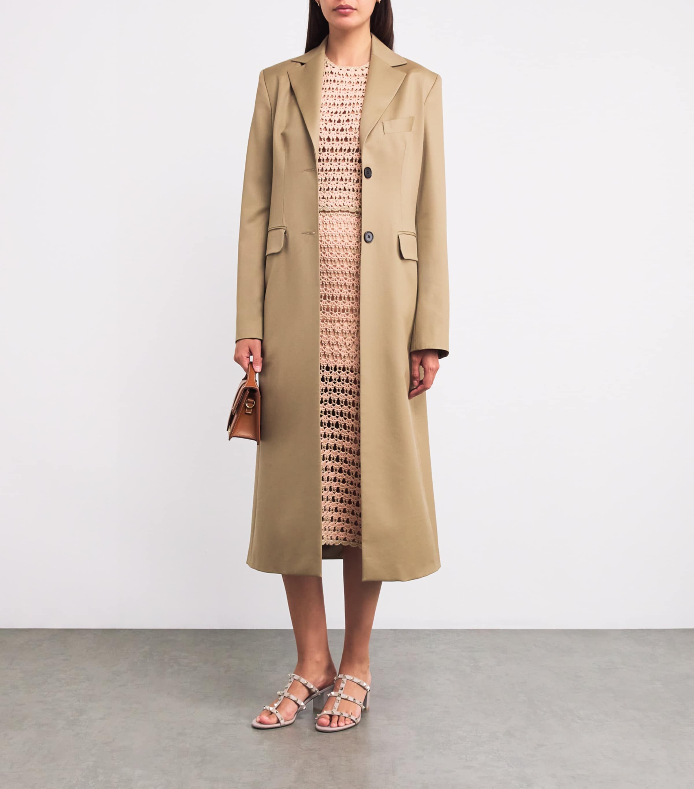 Valentino Garavani Nude Valentino Garavani Rockstud Mule Sandals