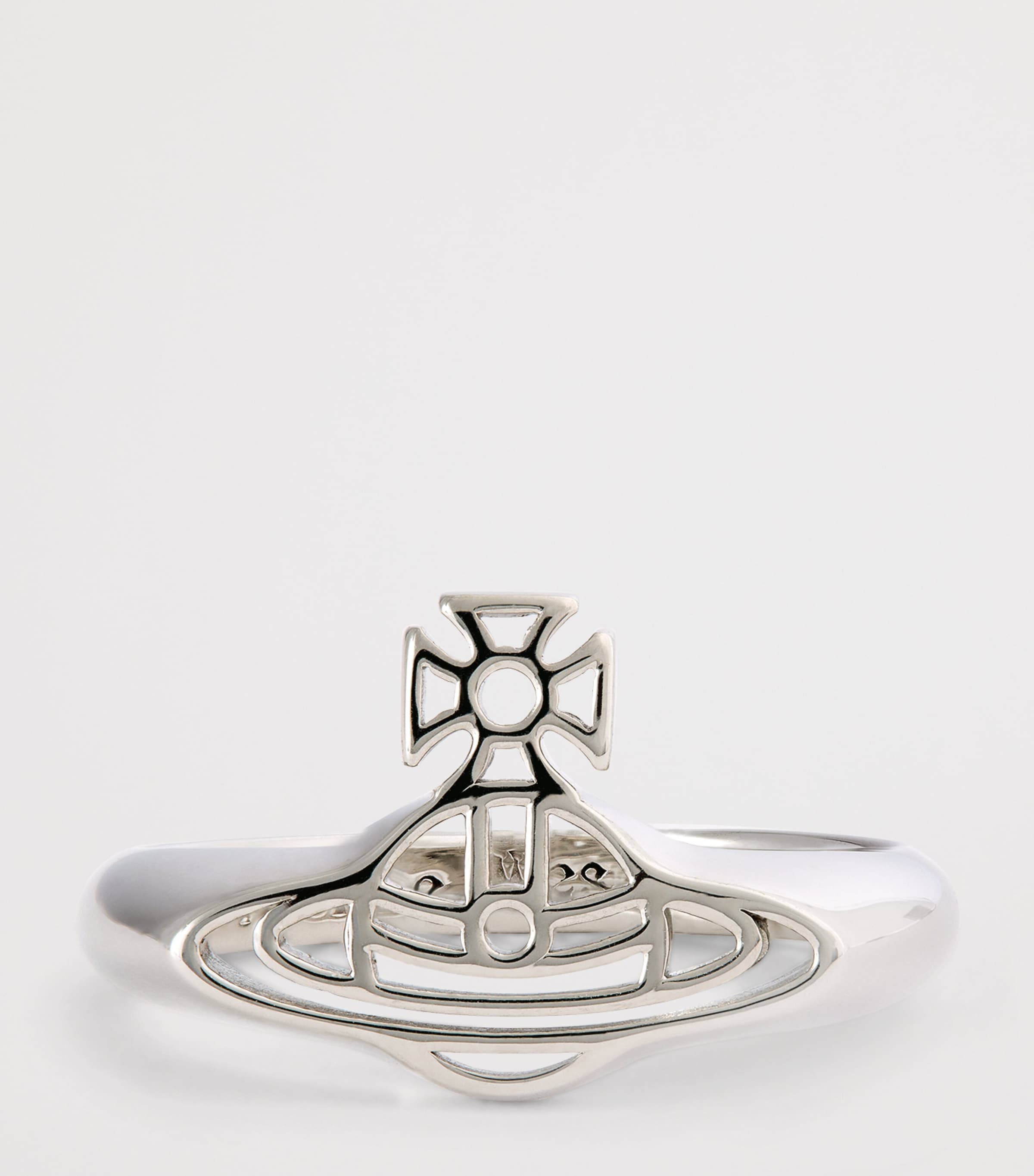 Vivienne Westwood Platinum-Plated Sterling Silver Avon Orb Ring