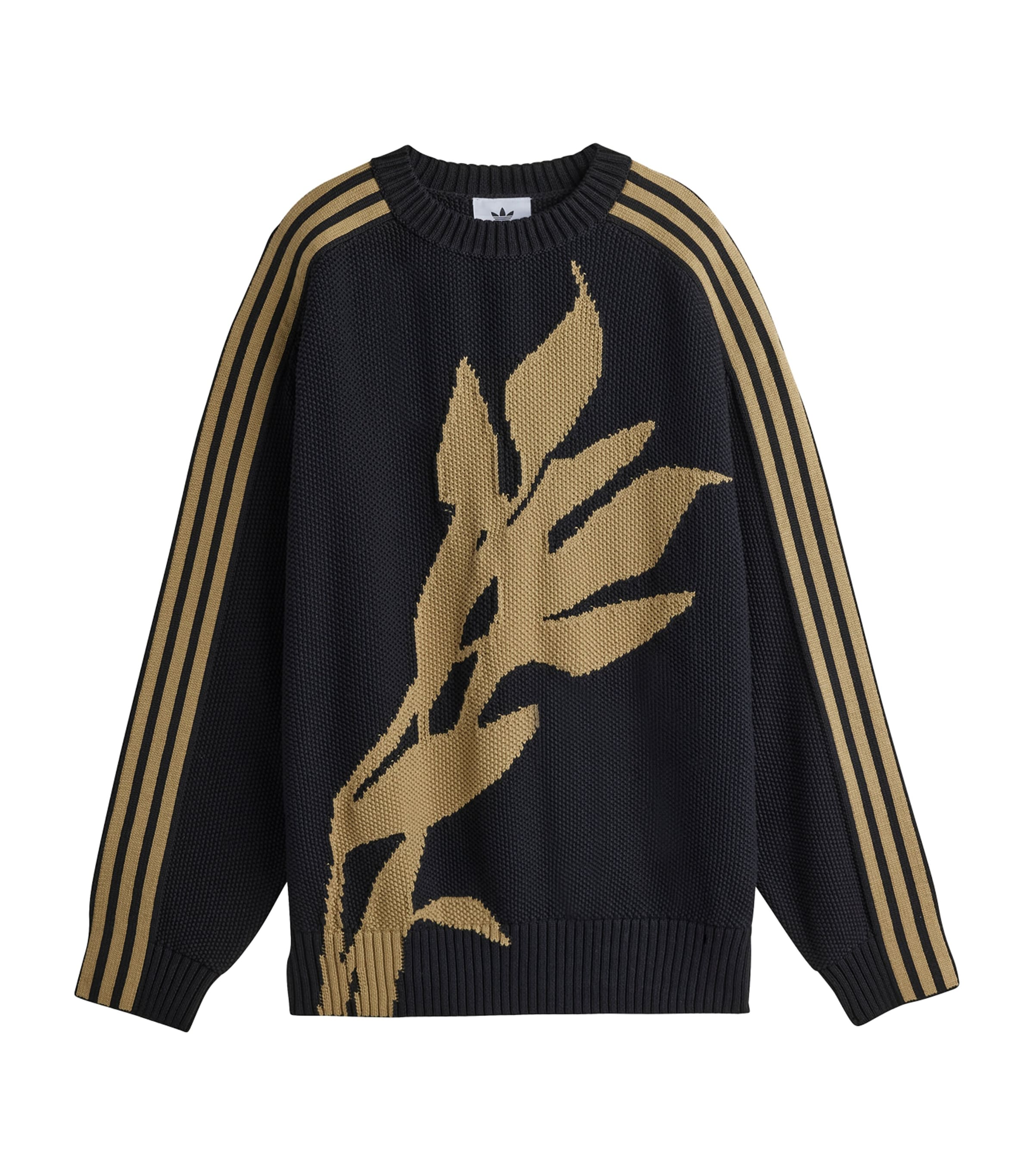 adidas Black x Song For The Mute Cotton Flower Sweater | Harrods UK