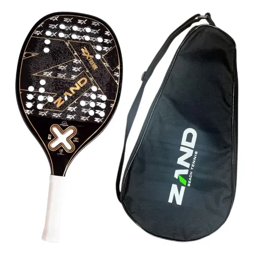 Raquete De Beach Tennis Zand Z Xtreme 12k Cor Preto | Parcelamento