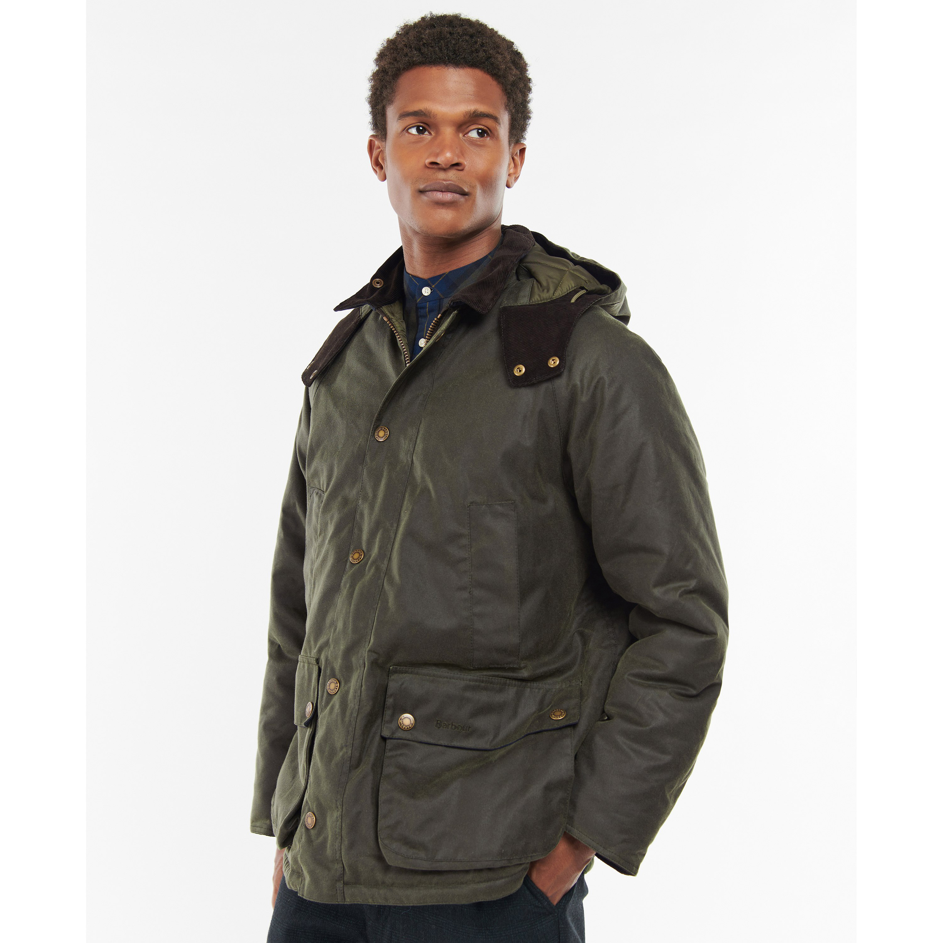 Barbour Winter Bedale Wax Jacket - Sage/Olive Night | Waxed