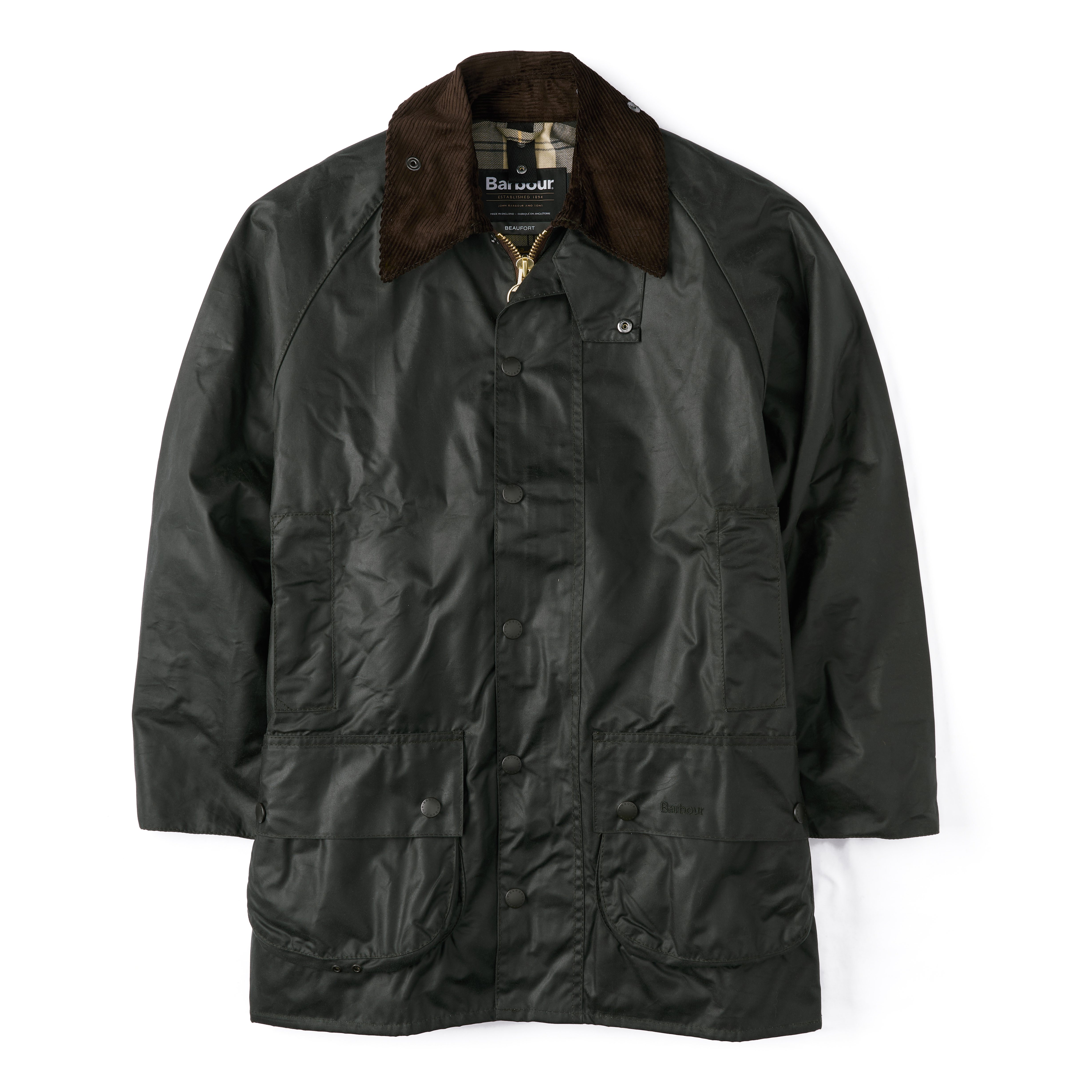 Barbour Beaufort Wax Jacket - Sage | Waxed Jackets | Huckberry
