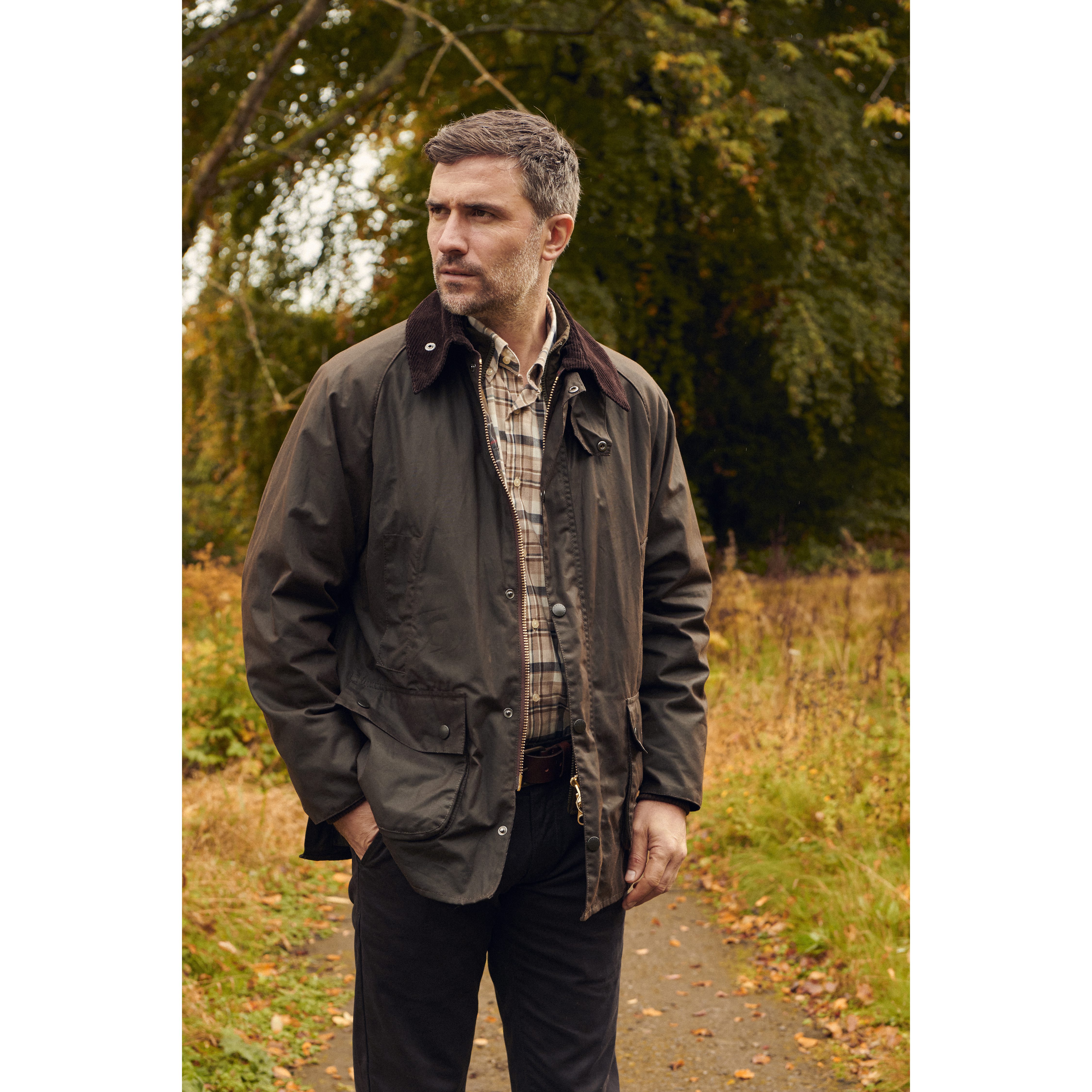 Barbour Beaufort Wax Jacket - Bark | Waxed Jackets | Huckberry