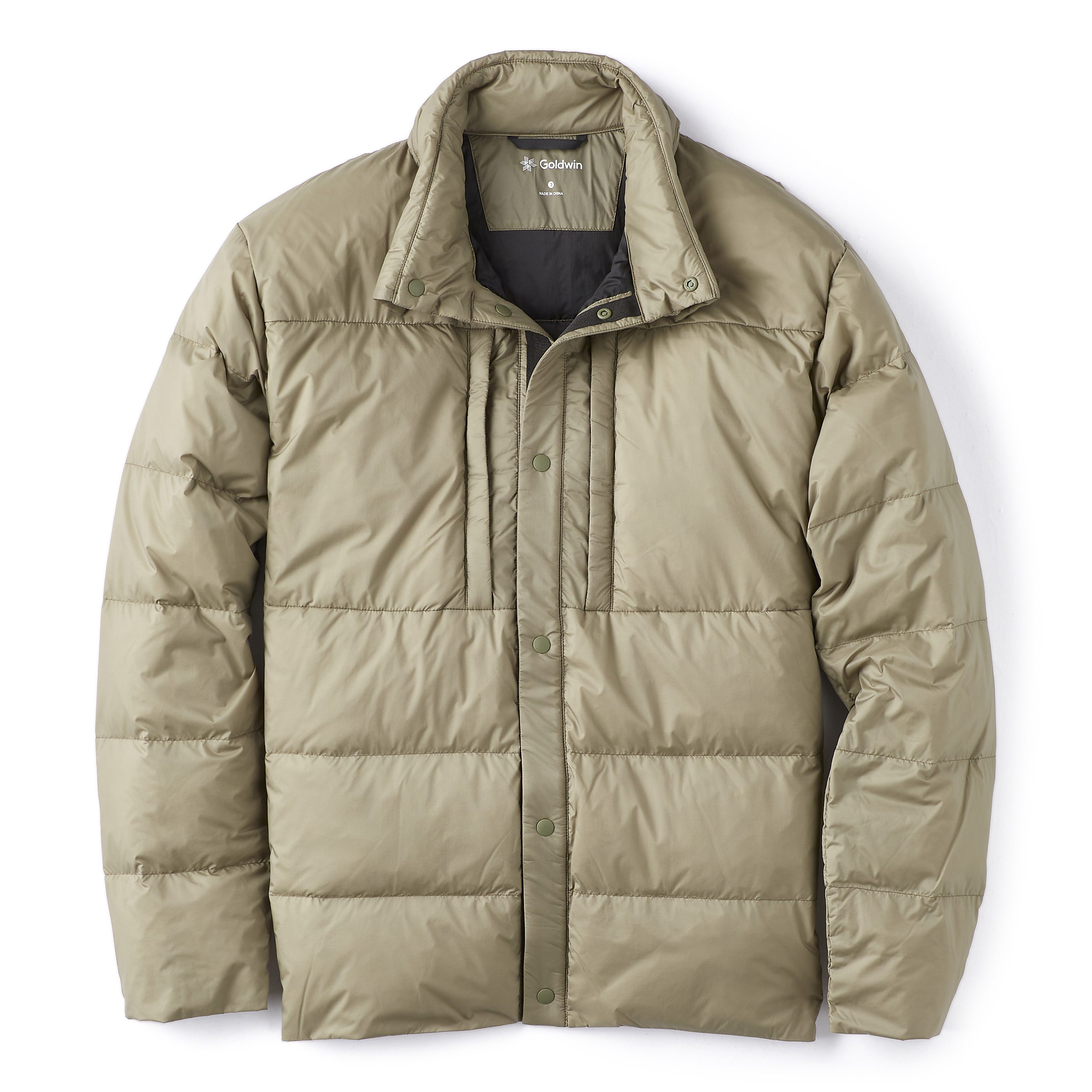 Goldwin Insulated Mid-Down Jacket - Oak Green | Insulated Jackets
