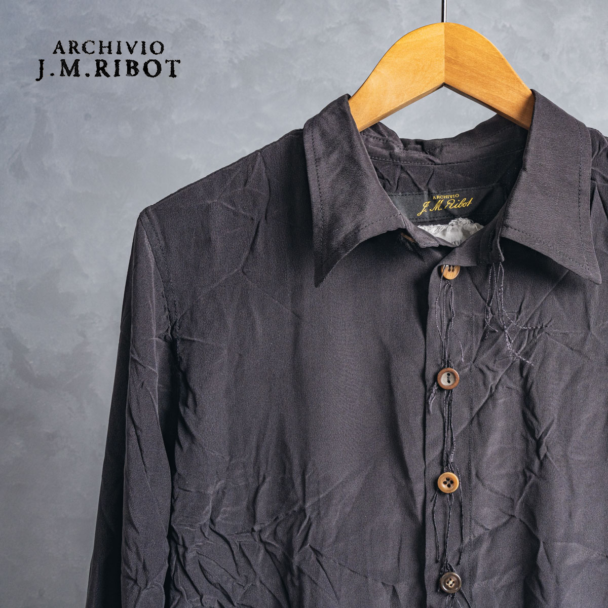 ARCHIVIO J.M.Ribot シルクシャツ | HUES 福岡セレクトショップ