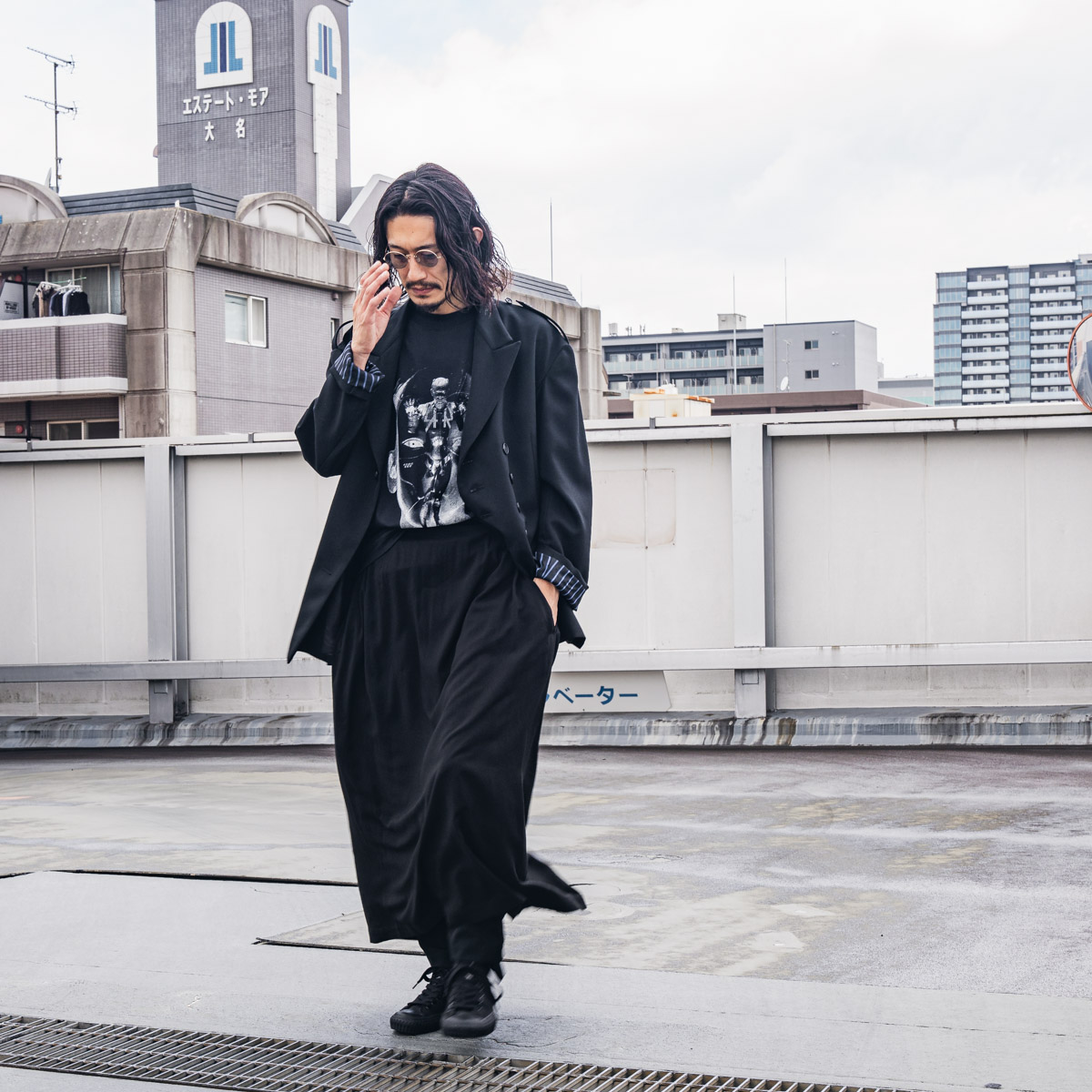 ヨウジヤマモト24年秋冬 ラップスカート | HUES 福岡セレクトショップ