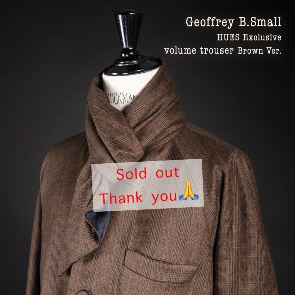 GEOFFREY B.SMALL | HUES 福岡セレクトショップ