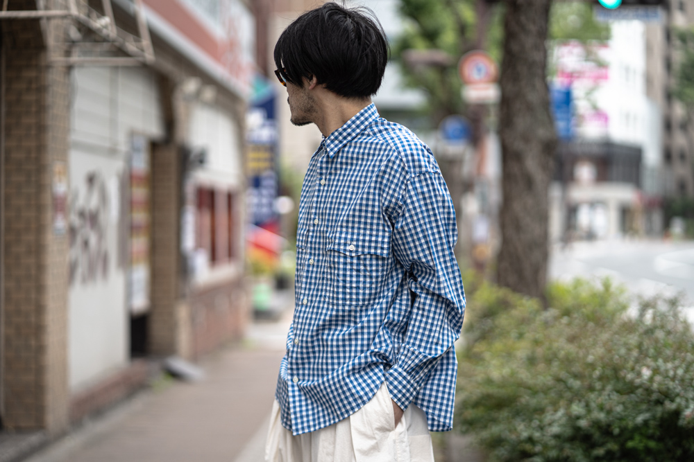 ポータークラシック ギンガム ロールアップシャツ | HUES 福岡セレクト