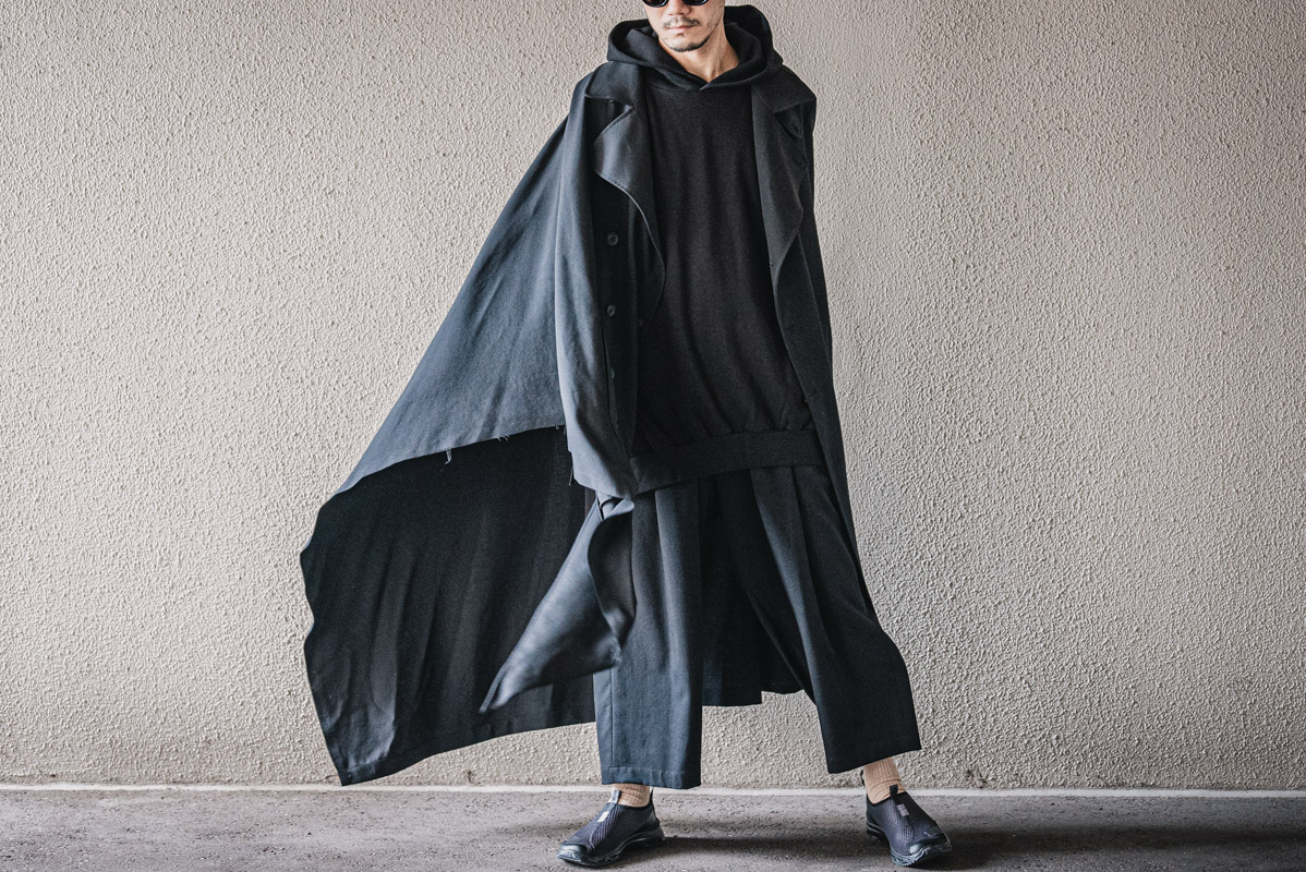 ヨウジヤマモト 2021-22AW ギャバジンライトマントコート | HUES 福岡