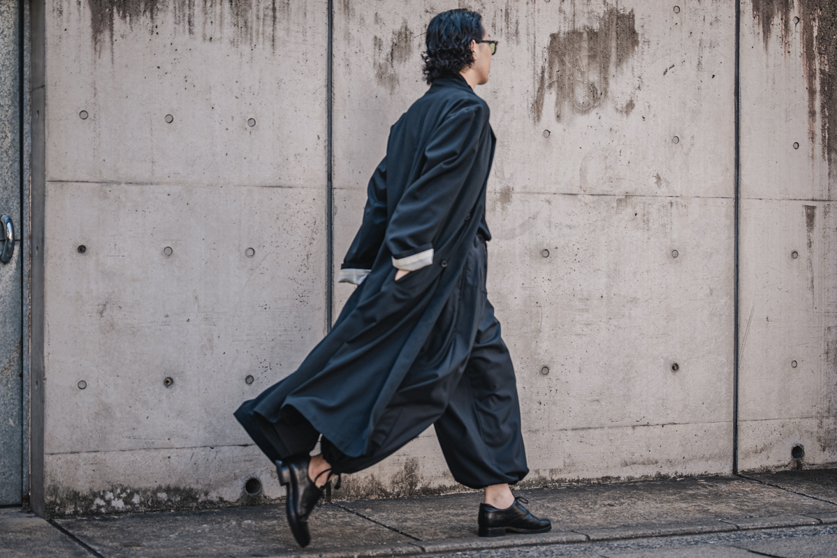 ヨウジヤマモト 2021-22AW ギャバジンストールロングコート | HUES