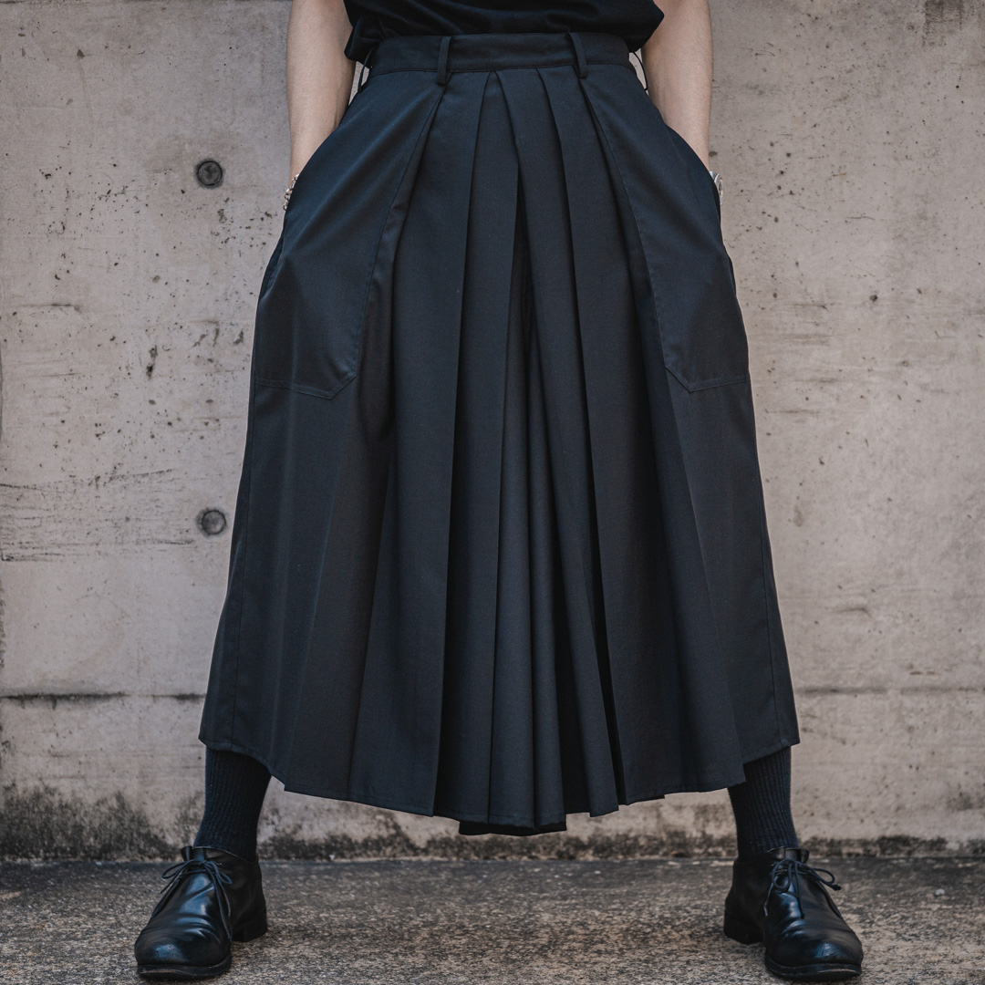 Y's BANG ON! 21-22AW プリーツハカマパンツ | HUES 福岡セレクトショップ