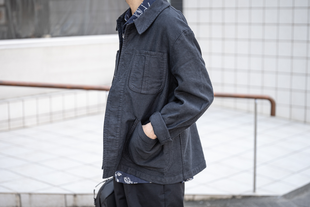 ポータークラシックのコットンモールスキン フレンチジャケット | HUES