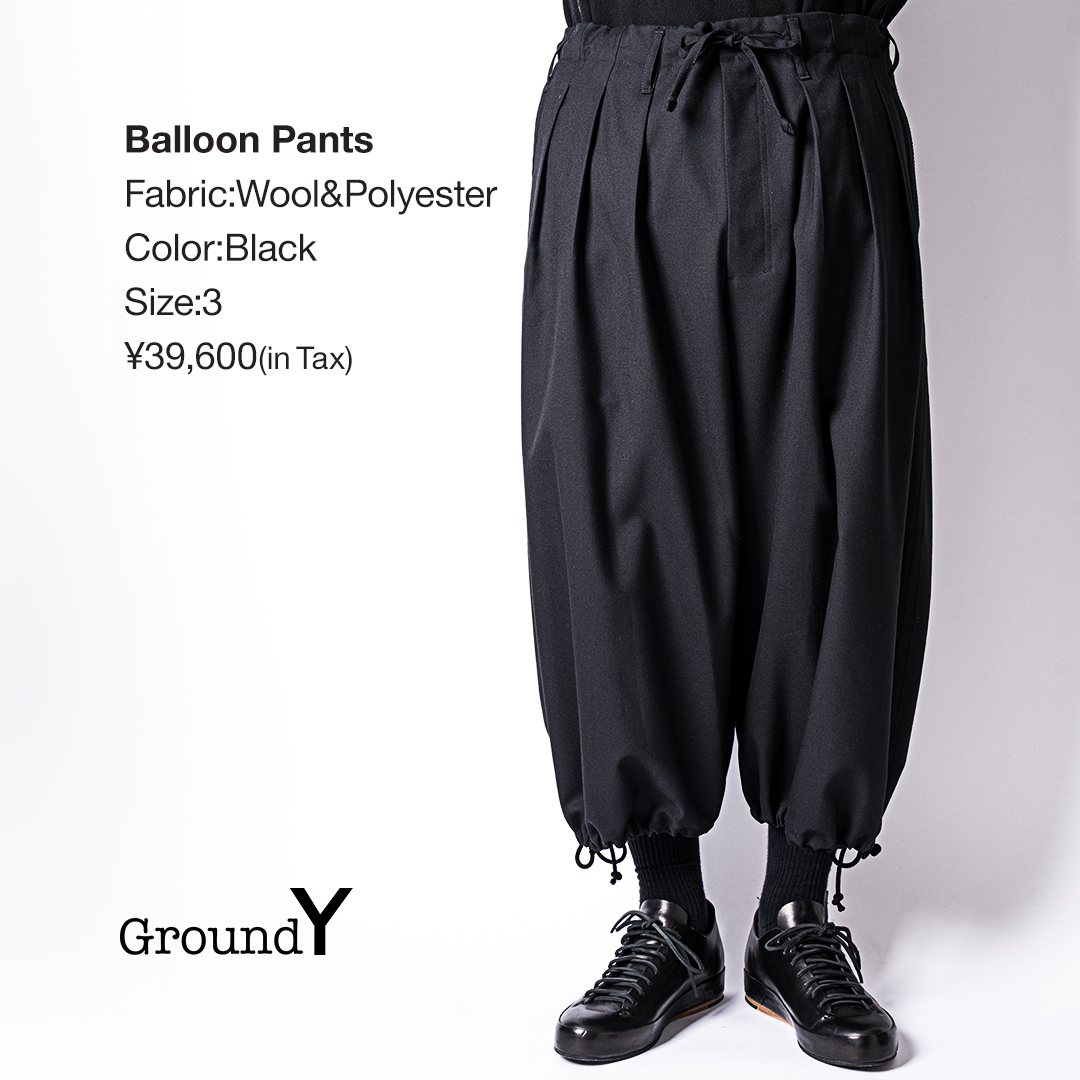 Ground Y Balloon Pants | HUES 福岡セレクトショップ