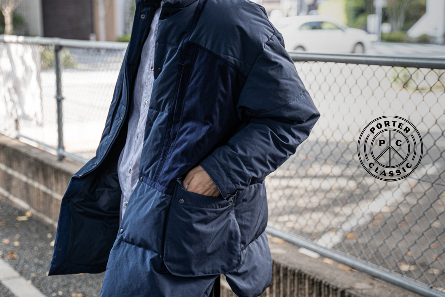 ポータークラシックのウェザーダウン シャツジャケット | HUES 福岡