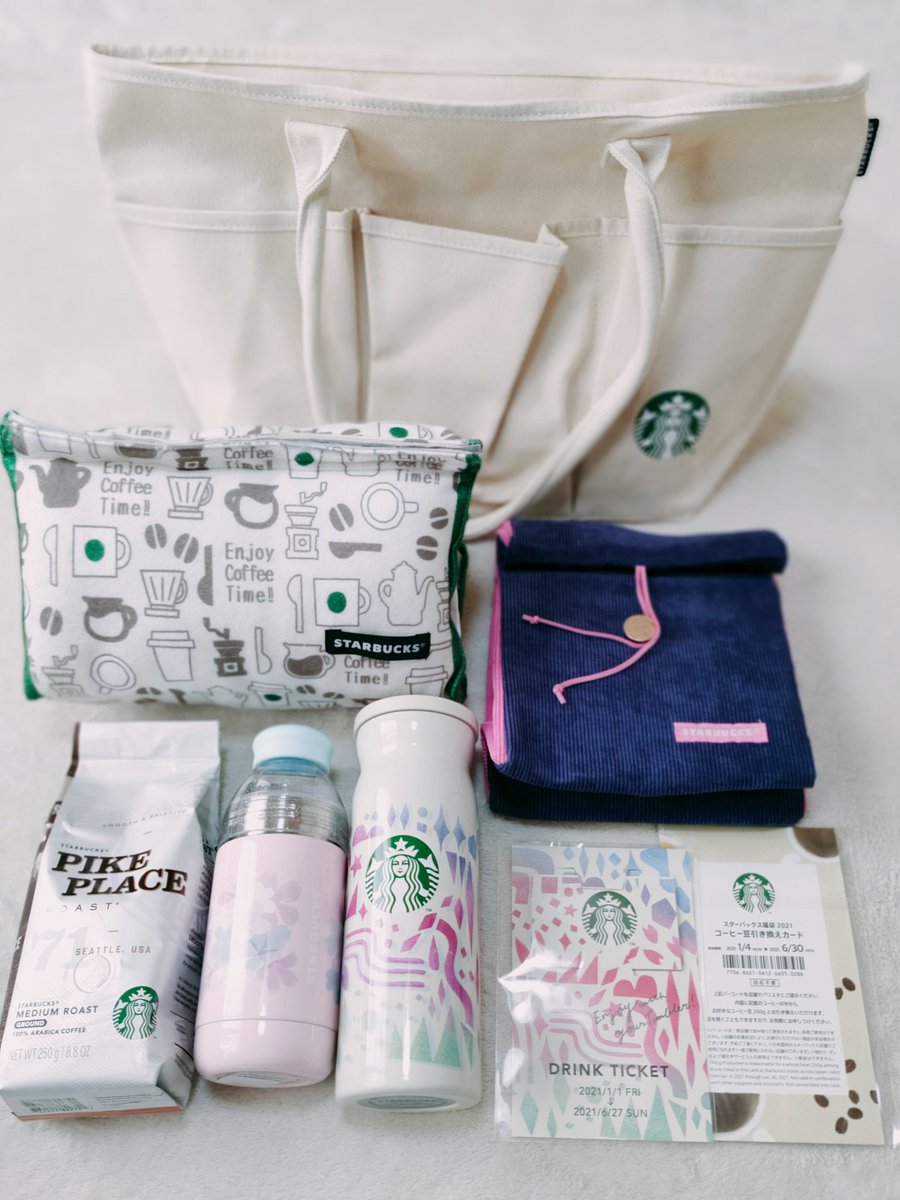 スターバックス 2026福袋 6点セット - スターバックス2026福袋 6点