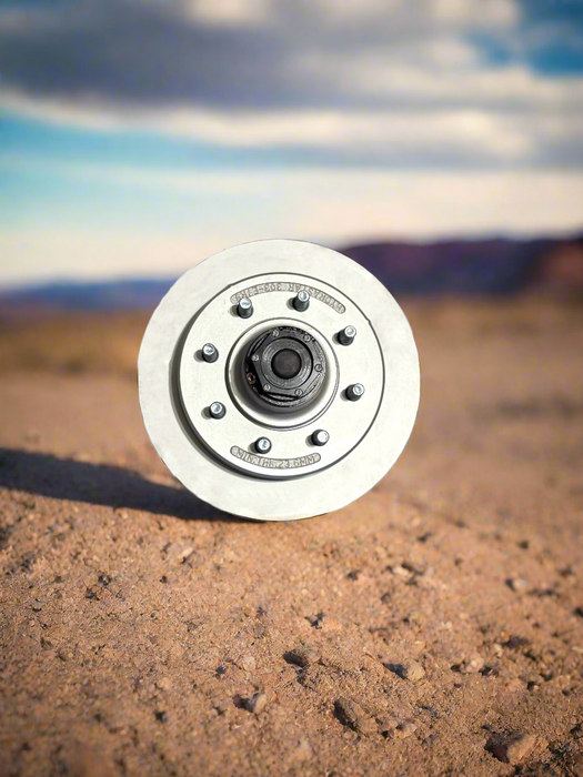 Hydrastar® 8K Axles, 8 Lug Integral TRIPLE Axle Trailer Disc Brake