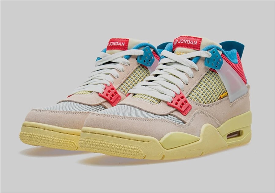 ユニオン×ナイキ｜エアジョーダン4 人気カラーはグアバアイスかオフ