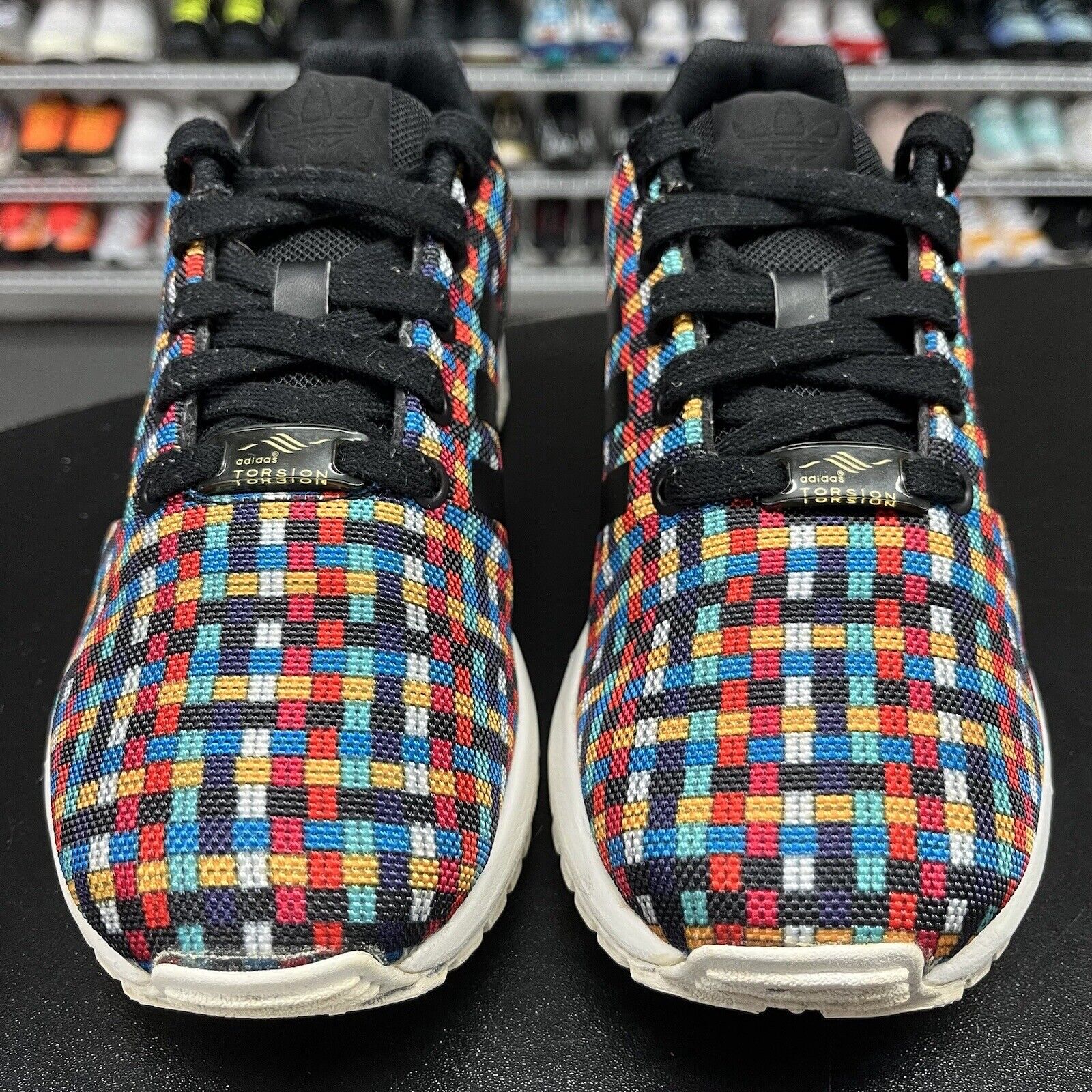 Adidas Zx Flux Torsion Running Shoes Rainbow S77907 Size 5 | Hype
