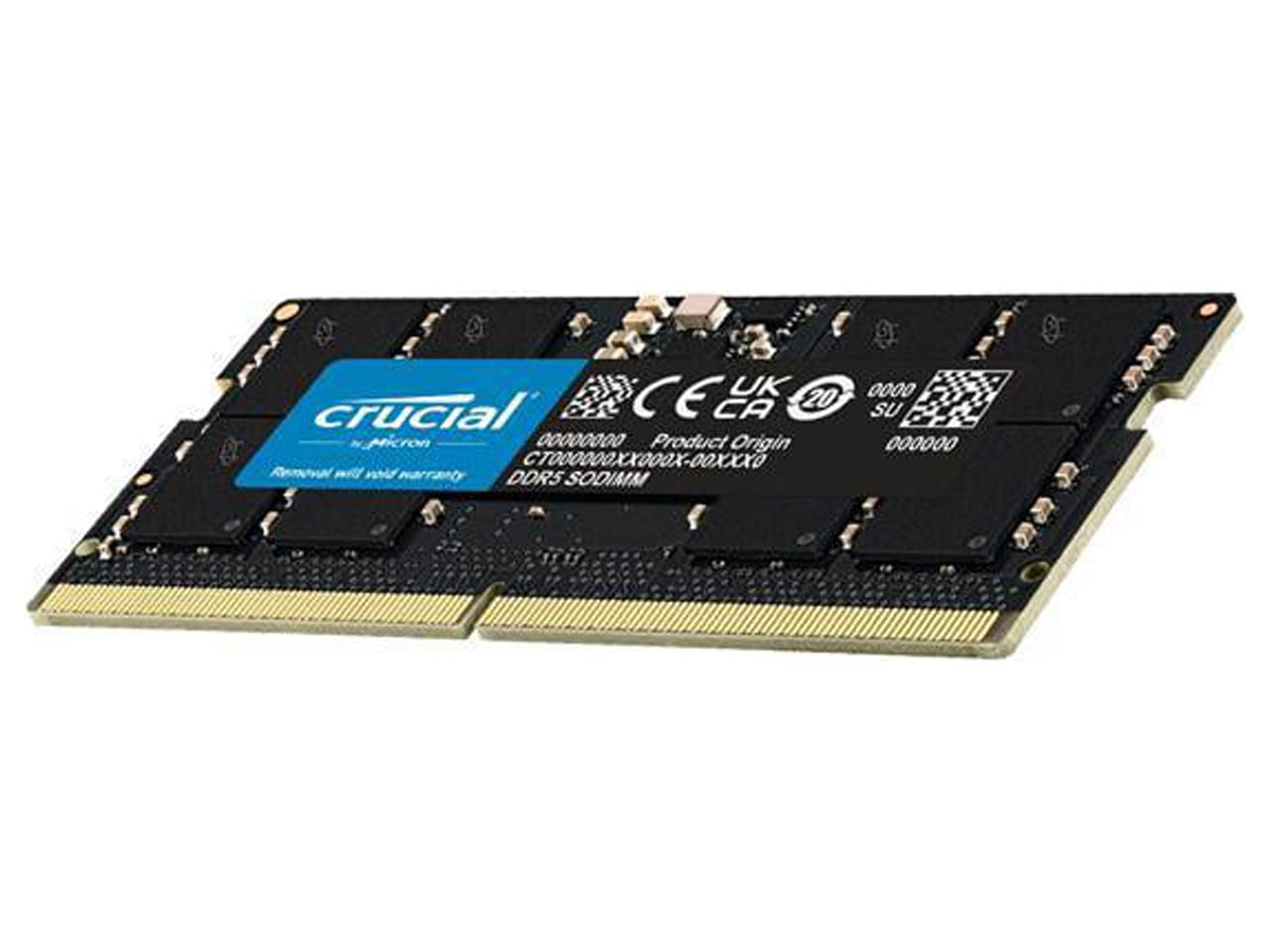 Crucial 8GB 262-Pin DDR5 SO-DIMM DDR5 4800 (PC4 38400) Laptop