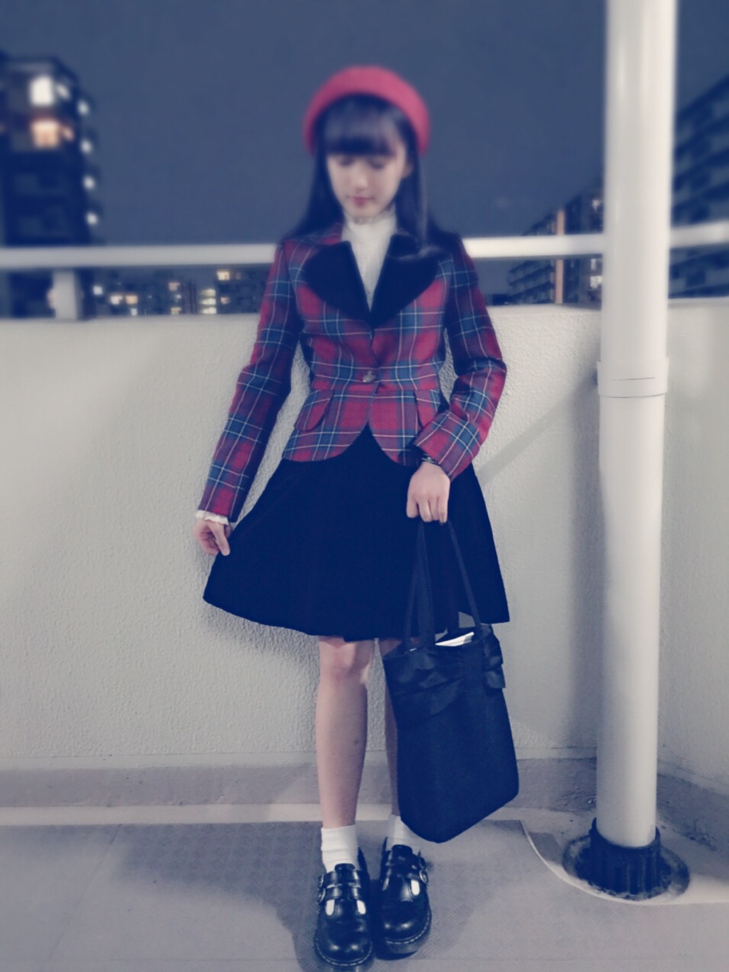 Vivienne Westwood red labelのハンチング/ベレー帽（レッド系）を使っ