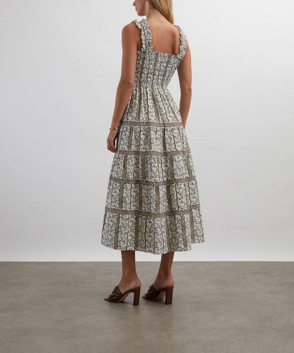 Hill House Home Mocha Provencal Floral Kimmy Nap Dress | Liberty