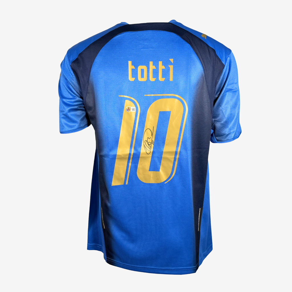 Francesco Totti Signed Italy - 2006 Home Shirt – Signed Football