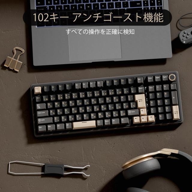 RK ROYAL KLUDGE R98 Pro ゲーミングキーボード 日本語配列フルサイズ