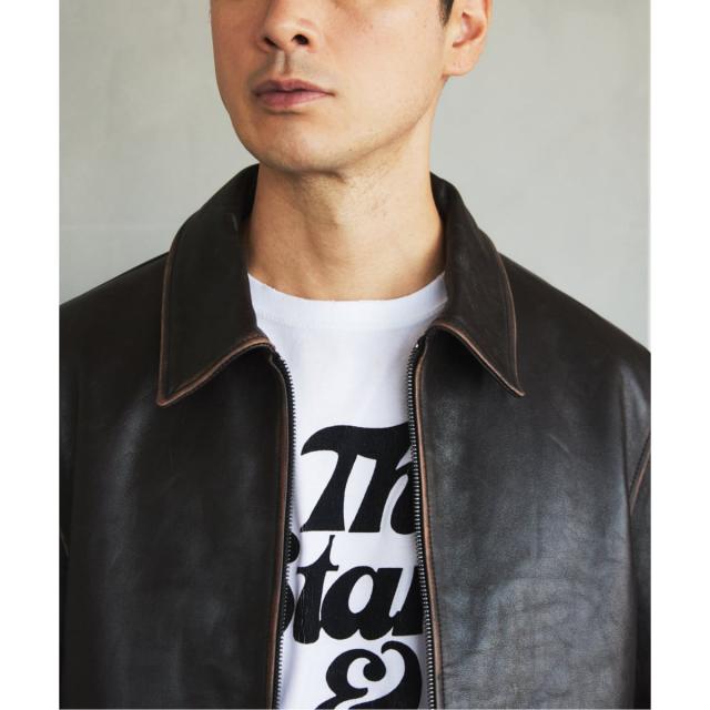 エディフィス（EDIFICE）/ラムレザー フレンチアンティーク ライダース