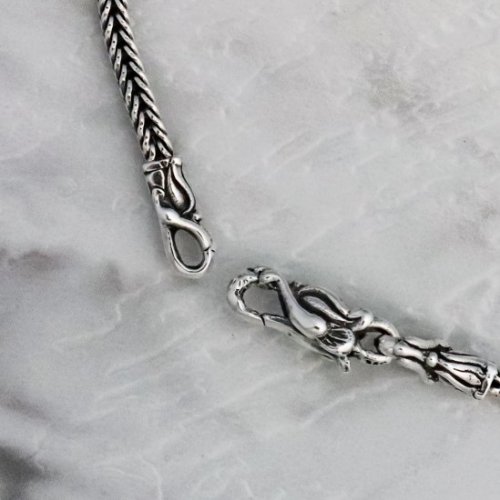 送料無料】 ZOCALO ソカロ ヘリンボーン・ネックレスM 50cm シルバー