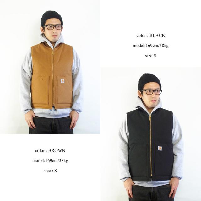 カーハート Carhartt V01 ダック ワークベスト (DUCK VEST 中綿