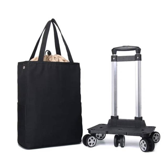 折りたたみ 360度回転可能 コンパクト 買い物カート ショッピング