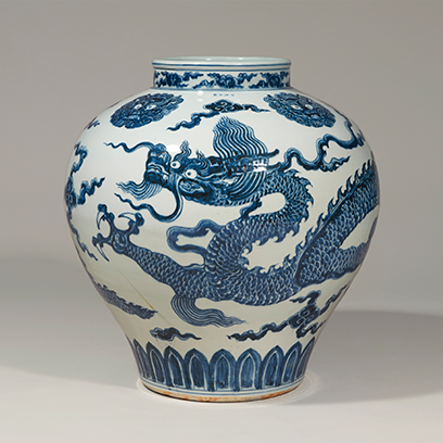 青花龍文壺｜収蔵品の紹介「出光コレクション」｜出光美術館