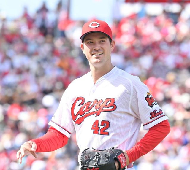 広島 アンダーソンが五回まで完全投球 巨人戦で来日初登板初先発/広島