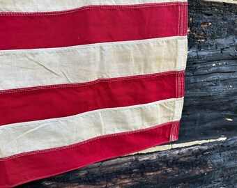 48 個の星が付いたアメリカ国旗、1940 年代のビンテージ国旗、第二次