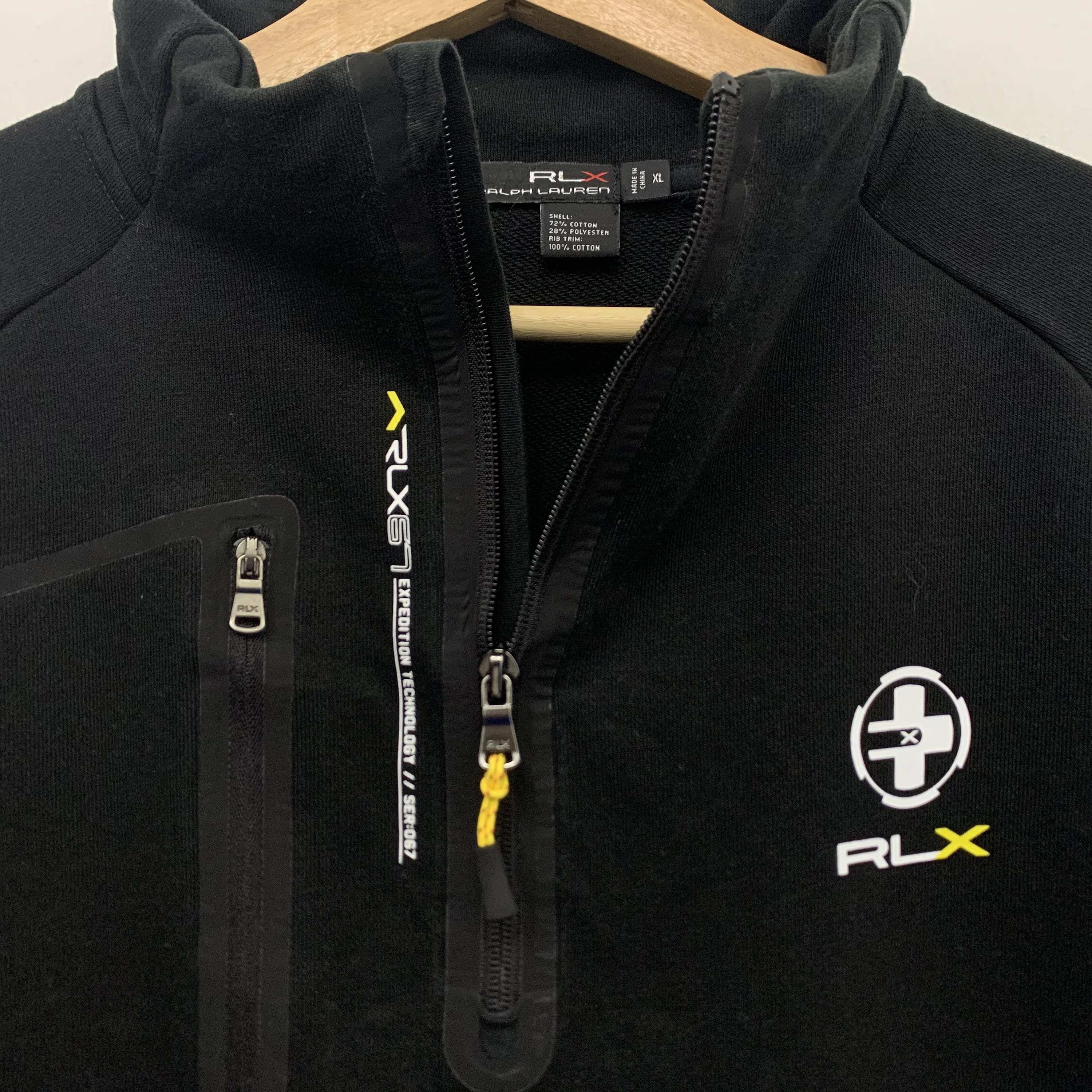 Ralph Lauren RLX Half Zip Sweatshirt - Expedition Technology, Size