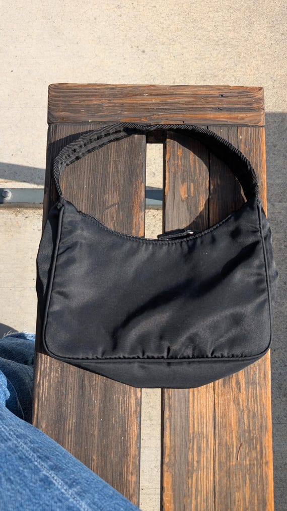 Y2K Prada Tessuto Sport Nero Shoulder Bag - Etsy