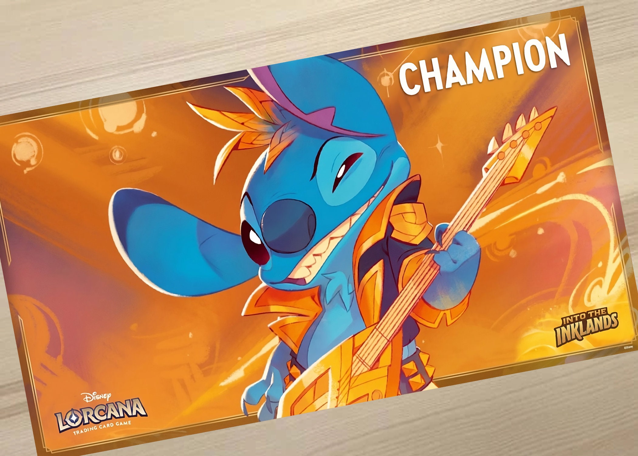 ディズニー ロルカナ プレイマット スティッチ ロックスター 優勝