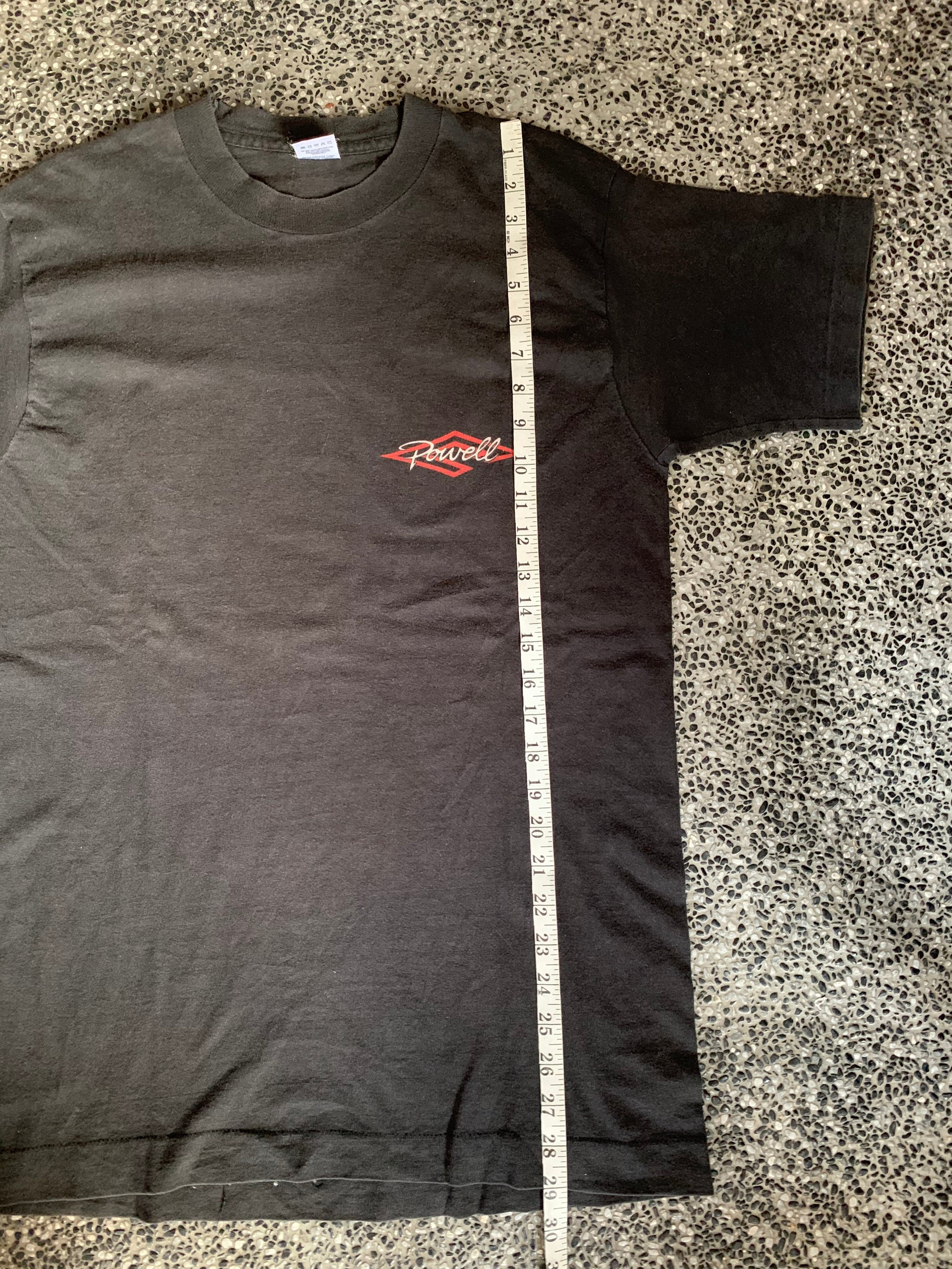 Vintage 90s POWELL PERALTA Skull and Sword Skateboard Tshirt - Etsy