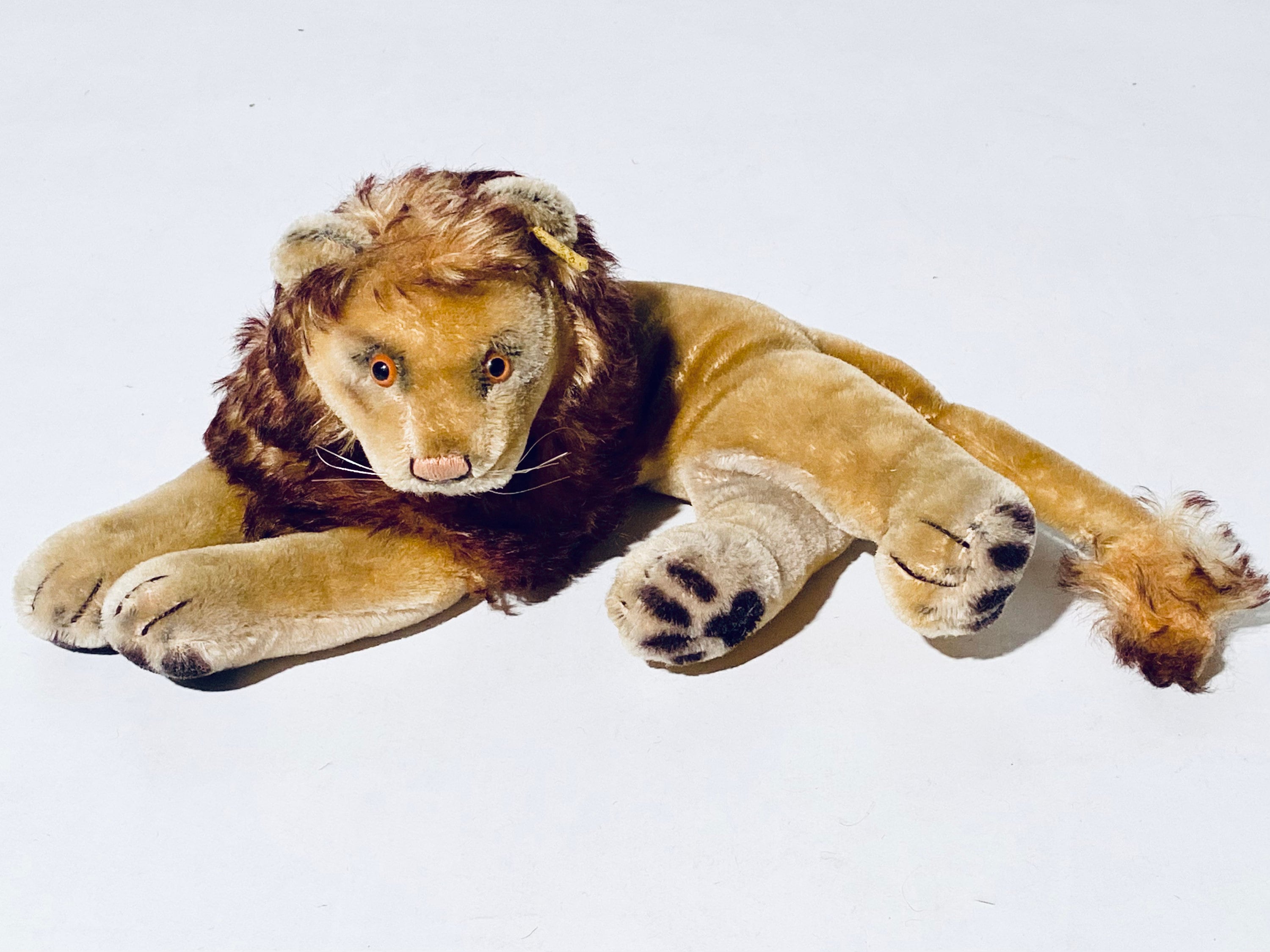 ヴィンテージ シュタイフ ライオンのぬいぐるみ「レオ」 / 1950年代