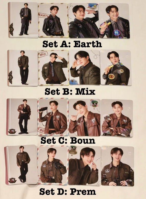 GMMTV LoL 2025 カード (EarthMix、Jimmy、Sea First、Khaotung Gemini