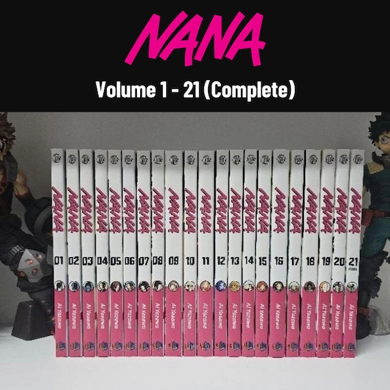NANA (vol. 1-21) Manga Complete Set English Version Comic Book